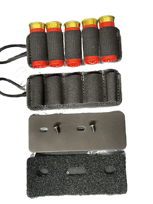 Chisel Machining 5‑Round Velcro Quiver gir rask tilgang til 12- eller 20-gauge patroner, med slitesterk aluminium og lavprofil design for optimal balanse.